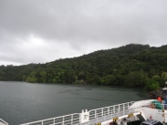 View of Peninsula de Nicoya as we approached it on the ferry.
